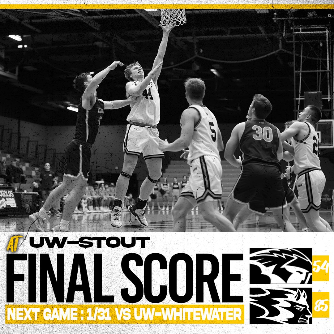.<a href="/UWOMBB/">UW-Oshkosh Men's Basketball</a> was defeated by UW-Stout 🏀

Tristan Johanknecht: 18 points &amp; 8 rebounds ⚡️
Michael Metcalf-Grassman: 10 rebounds &amp; 8 points 💰
Reed Gunnink: 8 rebounds 💨

Titans return home to face UW-Whitewater on Wednesday at 7 p.m. 📅