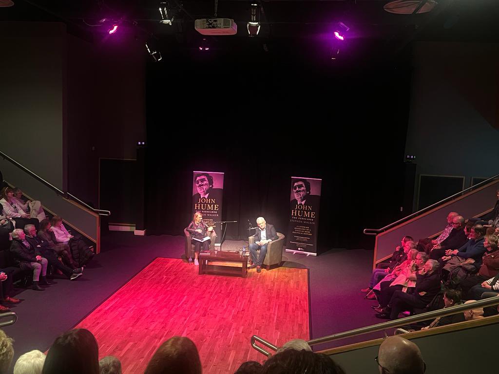 A wonderful day @SHHomePlace A full house event which was brilliantly chaired by @freyamcc Great audience, fantastic questions. This was Sold Out. Tickets still available for the Old Courthouse Theatre in Antrim on Friday 9 Feb. @Gill_Books @CormacKinsella @ANBorough