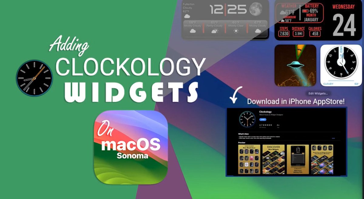 nimbus12_'s tweet photo. How to Add Widgets to Your Desktop using Clockology in MacOS Sonoma: A Step-by-Step Guide
https://t.co/7ll1hGSRgA
#iOS17 #Standby #Widget #Widgets #Clockology #iOSwidgets #AppleWidgets #WidgetDesign #WidgetAesthetic #MacOSSonoma #SonomaWidgets #MacDesktop #DesktopWidgets https://t.co/l6vXDXzzqg