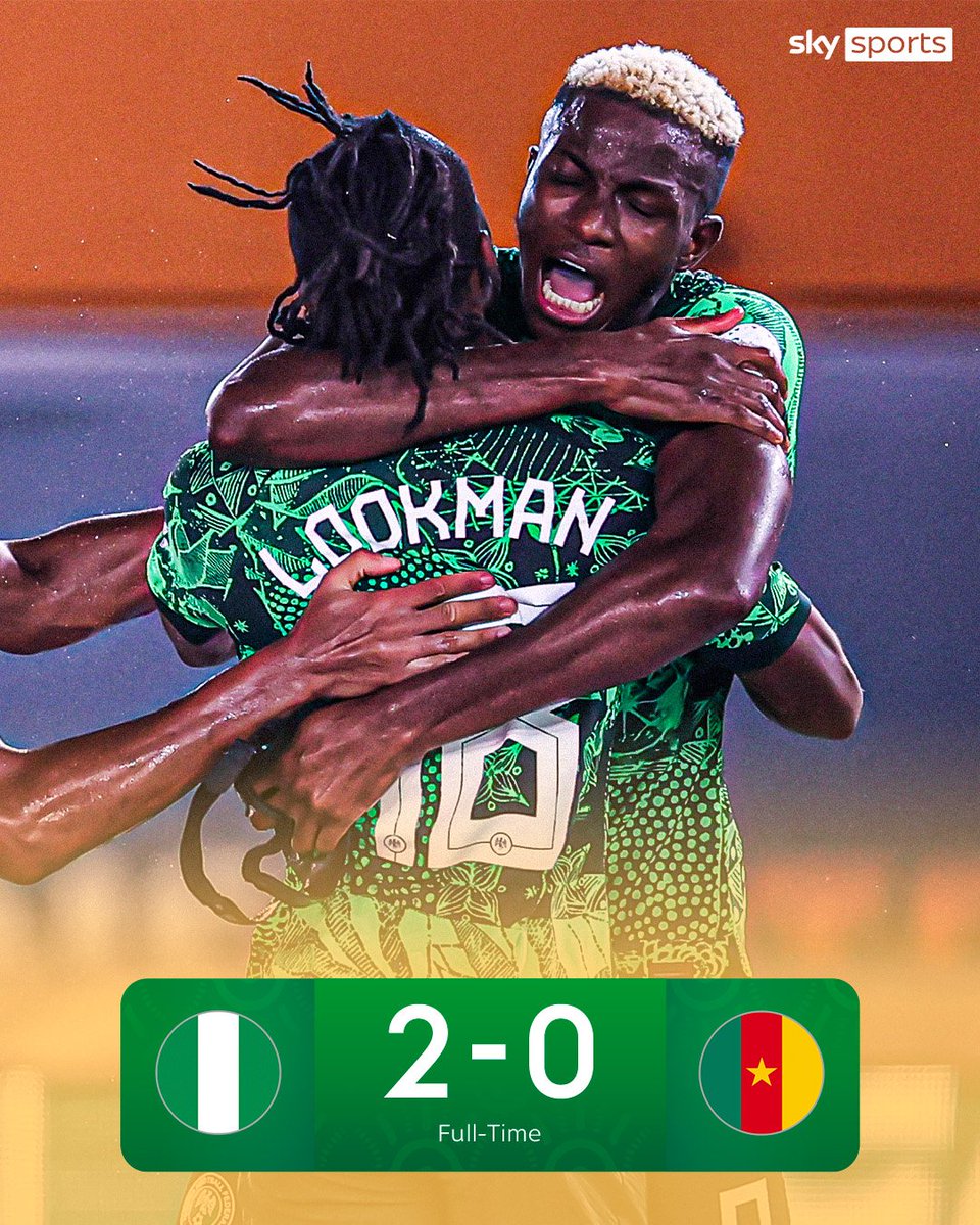 Qualified for quarter-finals. #TotalEnergiesAFCON2023 | #NGRCMR | #AFCON2024