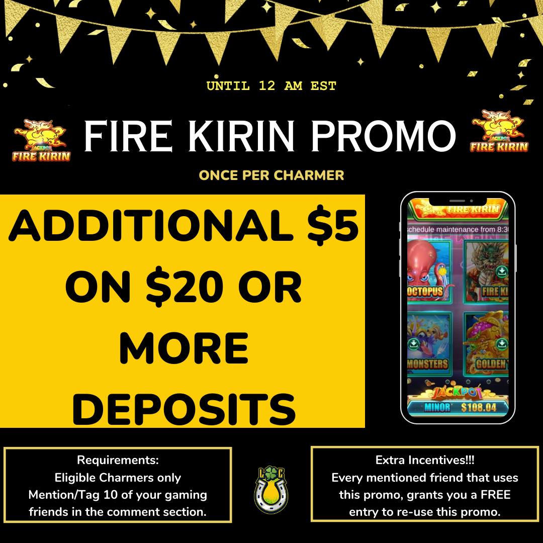 Snapsh0tSn1per's tweet image. 🔥Fire Kirin is hitting tonight🔥

Avail this amazing promo until 12AM EST and win from it! 🤑🤑🤑

#firekiringames #promo #promodeposit