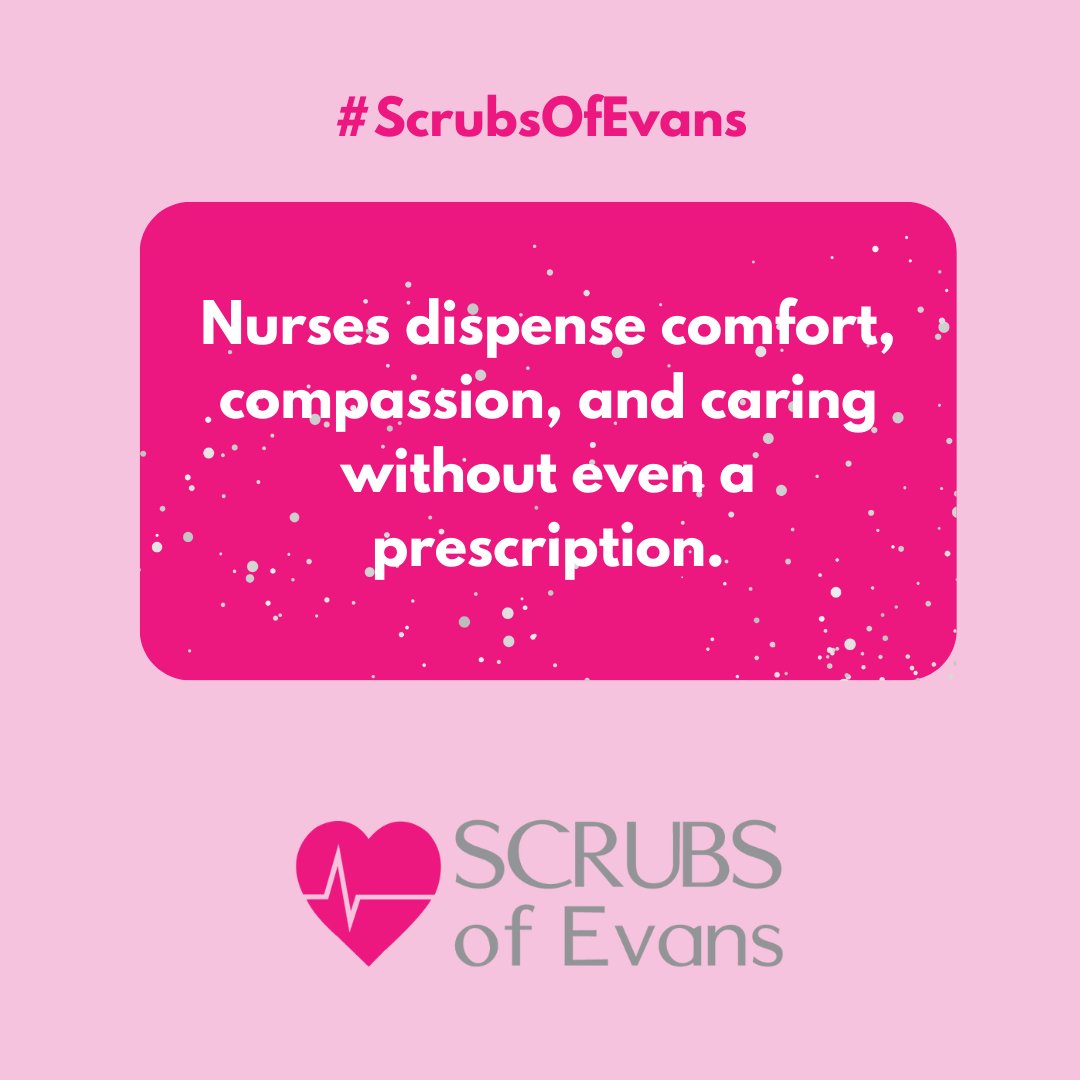 Hats off to our incredible nurses! 🩺💙 'Nurses dispense comfort, compassion, and caring without even a prescription.' Your dedication is truly inspiring. Thank you for all you do! 👩‍⚕️💖 

#ScrubsOfEvans #scrubs #EvansGA #nursing #NurseAppreciation #HealthcareWarriors