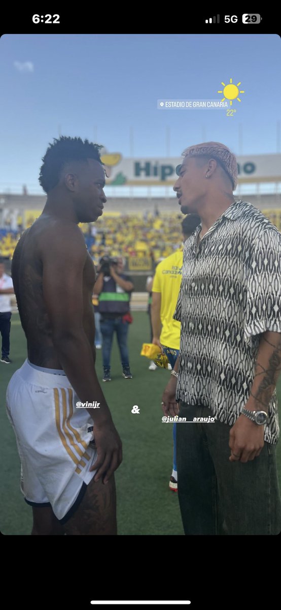 MTamayo21's tweet photo. Julian Araujo🇲🇽 x Vinicius Jr 🔥🔥 #laliga #lompoclegend #realmadrid #LasPalmasRealMadrid #laspalmas #barca #mexico https://t.co/yeIQHnSKav