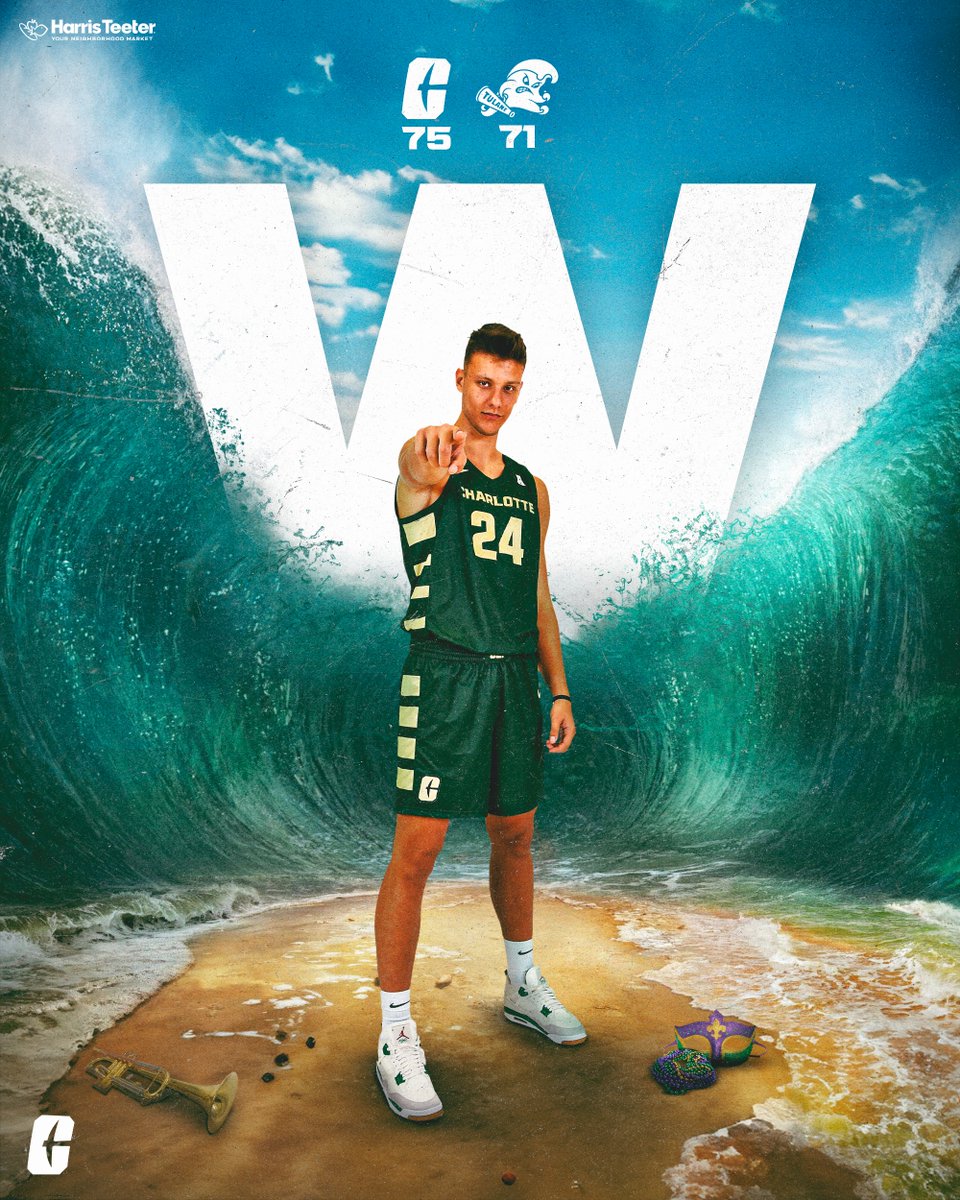 CharlotteMBB's tweet image. Igor Milicic Jr. drops 22 points and 13 rebounds in a wire-to-wire victory at Tulane!!

Niners remain on top of the @American_Conf with their seventh consecutive victory!!!

#jUSt | #GoldStandard⛏