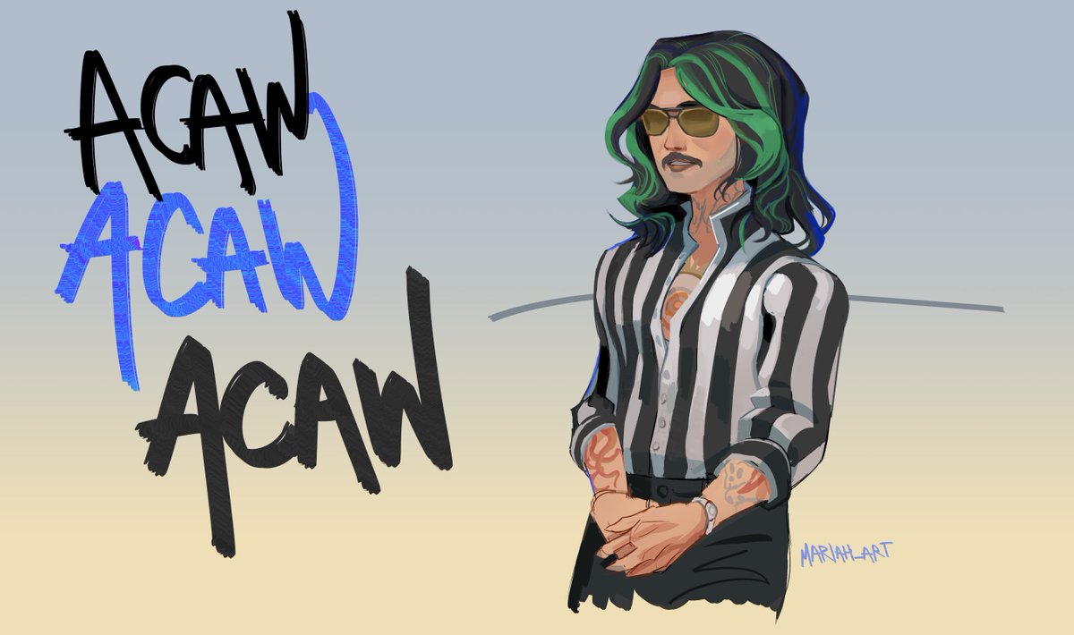 We created a song (@pony_punch did all the mixing!) for our GTA RP character Poet, an anarchist punk rocker. Here's the official link of ACAW! youtube.com/watch?v=za_6iQ… Art by @mariah_art