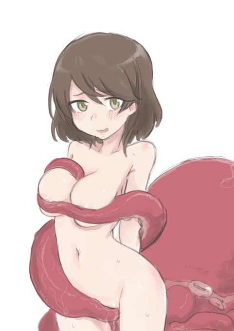 尾長さんの水着出ないのでタコしか描けませんでした。仕方のないことです。 