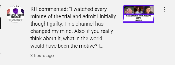 <a href="/bozerker202/">Matheau Moore</a> This is what it's all about mate. I am so chuffed that we received this comment, I am over the moon with it and hopefully others will begin to listen to the injustice you suffered and come along this journey with us.