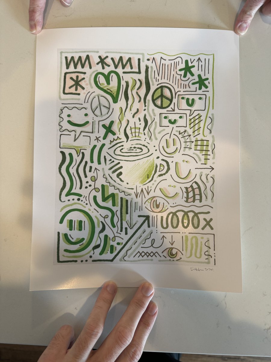 Had to go with the <a href="/VinnieHager/">Vinnie</a> signed print for my <a href="/Starbucks/">Starbucks</a> benefit 🤌
 #starbucksodyssey