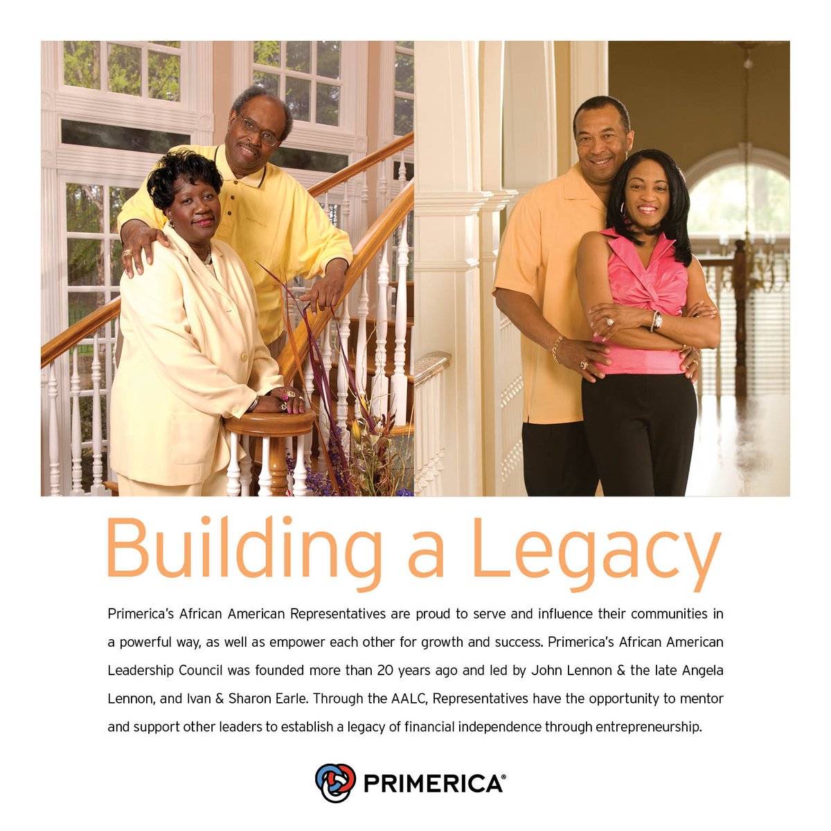 I'm proud to be a part of a company that celebrates and salutes the legacy of Primerica's African American sales force. #PrimericaProud