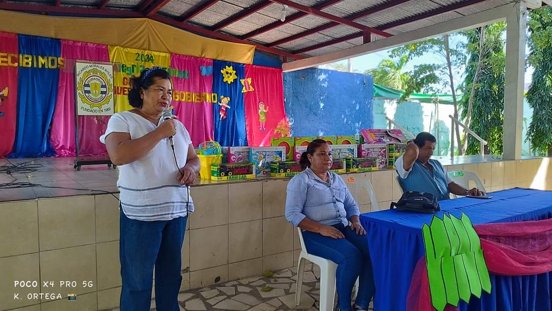 En gran alegría se realizó la entrega de Juguetes Educativos a todos los niños de Educación Inicial, Primero y Segundo grado de Primaria Regular y Multigrado de nuestro municipio #SanRafaelDelSur  agradeciendo a Dios y a nuestro Buen Gobierno #2024bendicionesyvictorias