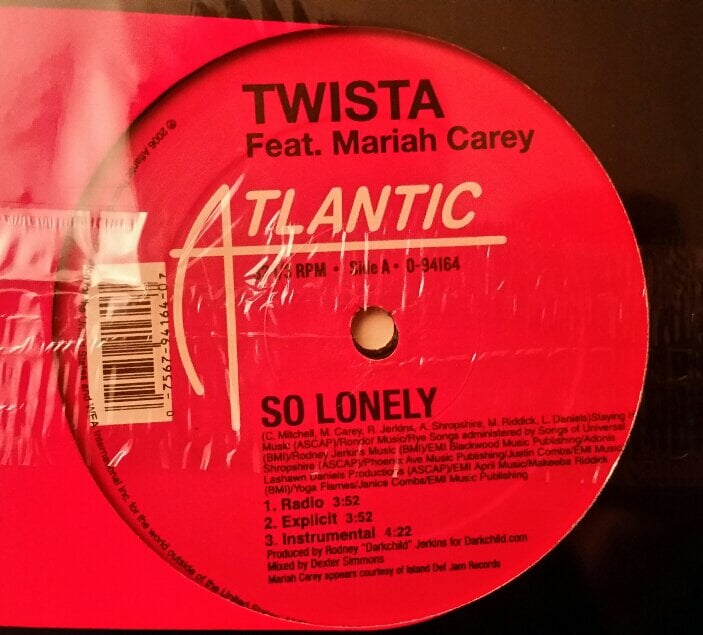 #VinylVault  Twista Feat.@MariahCarey  - 'So Lonely'  (#TheDayAfter  & #TEOM Ultra Platinum Edition  (written and produced by MC &  Rodney Jerkins)