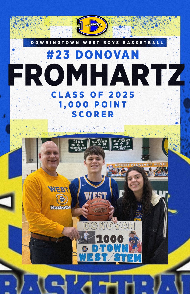 CONGRATULATIONS DONOVAN! @dasd_athletics @dasd_schools @chesmont_league