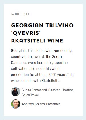 TrottingSoles's tweet image. @thetimes  #TasteTheWorld #Georgia #georgianwine #InspiringTalks #B2C #travelideas #travelinspiration #bestintravel #mustvisit #KensingtonOlympia #culturetrip #incredibleplaces @FabuliciousTrvl  @TrottingSoles