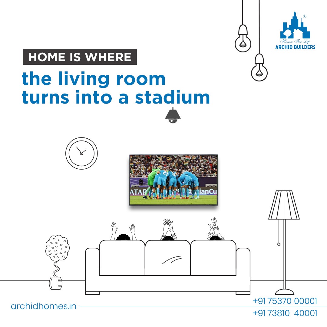 ArchidLtd's tweet photo. Not able to grab the tickets for your favourite teams match at the stadium? We've got you covered, turn your home to a stadium with spacious living rooms and experience the real thrill.
#archid #stadium #sports #livingroom #spacious #HomesForLife https://t.co/OxE1EyJEk2