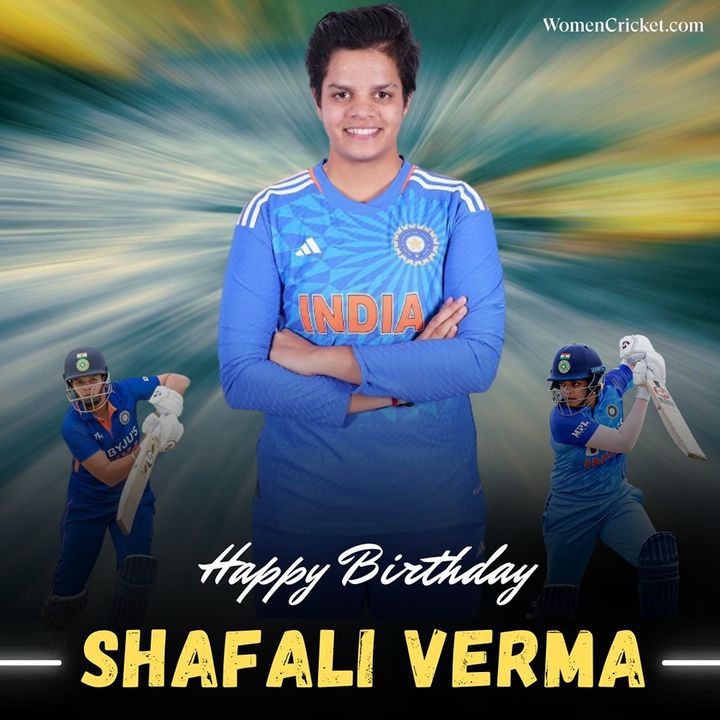 Happy Birthday Shafali Verma 🎉🎉

#women #cricket #shafaliverma #indiancricketer #bday #CricketTwitter #WomenCricket