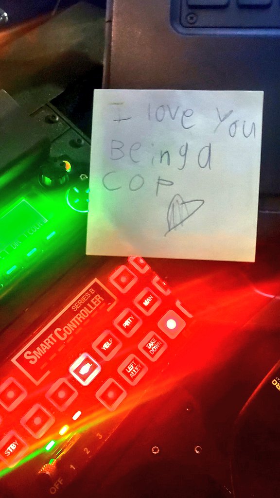 My motivation is fueled by my children. Thanks for the special note tonight 🥰 #lawenforcement #dadlife #firstresponder #Police #love #Passion #BlessedAndGrateful #SaturdayVibes