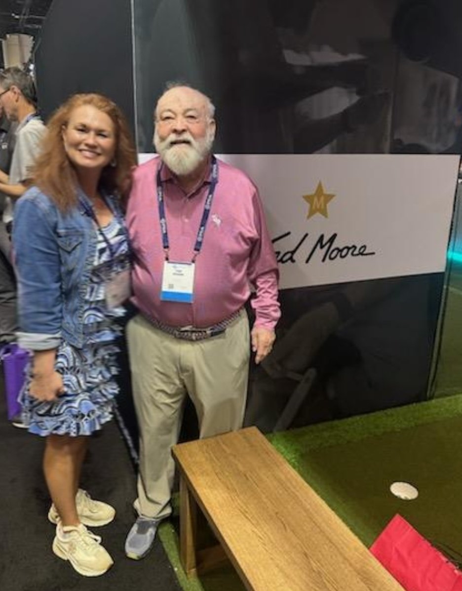 Always a pleasure to hang out with golf legend, Tad Moore. #PGAShow