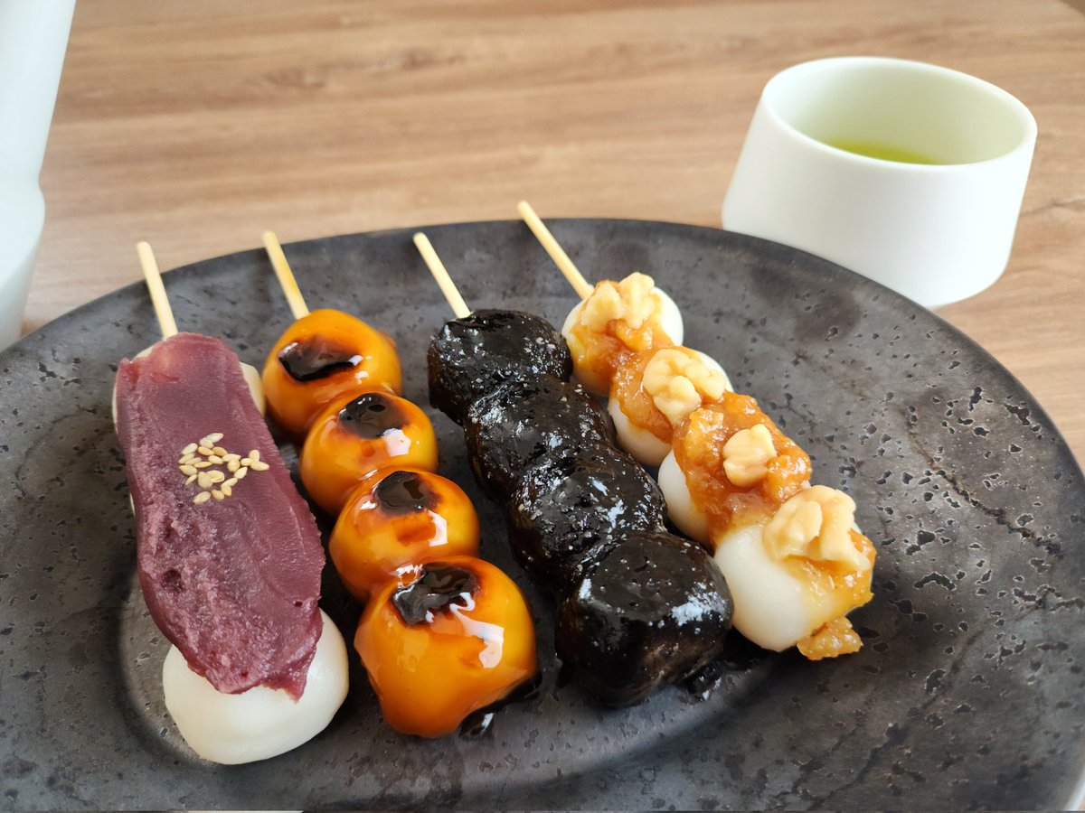 xyyukiix's tweet photo. 今日の息抜きTimeはお団子食べ比べ🍡１週間お疲れさまでした♡ https://t.co/IwYAImdlBS