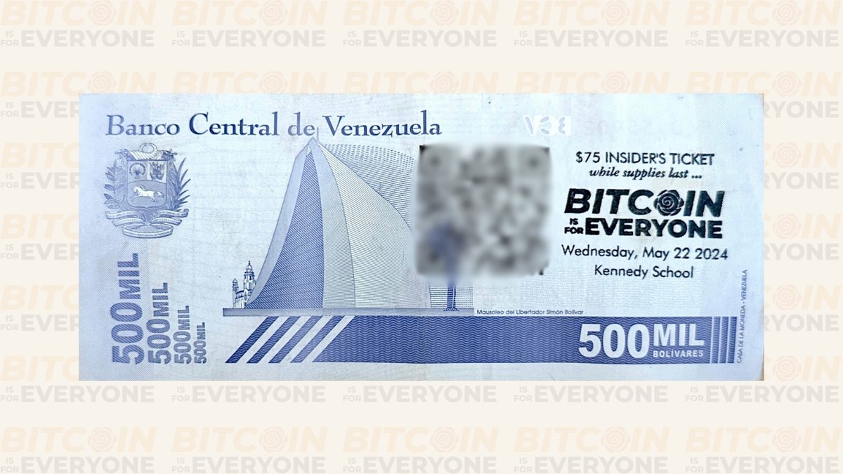 BITCOINisforALL's tweet image. Available ONLY at @PortlandBitDevs &amp;amp; other local Portland #bitcoin meetups: meetup.com/Portland-Bitco…

🔥 Get Venezuelan Bolivares with @BITCOINisforALL ticket discount codes 🔥

These bills are unique souvenirs &amp;amp; are only available while supplies last 💸

Don&apos;t miss out! Join Us!