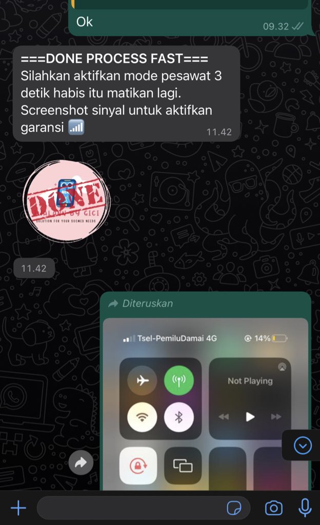 xzxvante's tweet photo. makasih banyak ka @jualannbygici padahal sinyalku udh ilang berbulan bulan dan pake jasa kaka prosesnya cepet dan ramah bgtt😭😭🙏🏻 https://t.co/SBDkwoXM4h