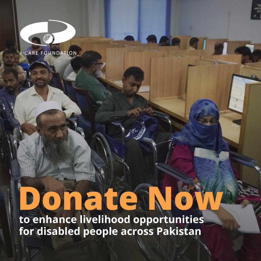 SIPMR, Bank Alfalah &amp; i-Care trained 43 people with physical disabilities in financial literacy, customer service &amp; IT. 
Support our cause: i-care-foundation.org/charity/sindh-… 
#EmpowerThroughEducation #InclusiveOpportunities