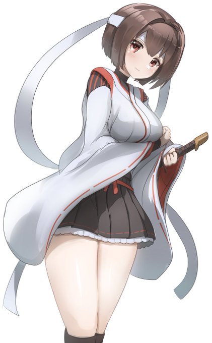 日向さん～

#艦これ版深夜の真剣お絵描き60分一本勝負 
#艦これ版真剣お絵描き60分一本勝負_20240127 