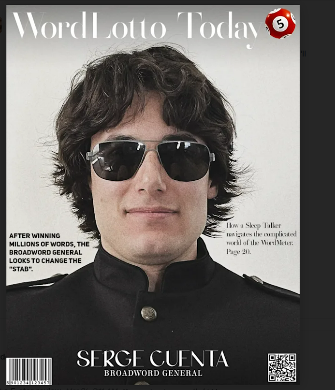 Wordlotto's tweet photo. Broadword General making the rounds. Make sure to pick up a copy.
#WordLotto #sundance #sundancefilmfestival #sundance2024
41s https://t.co/zb9YHpM7iL