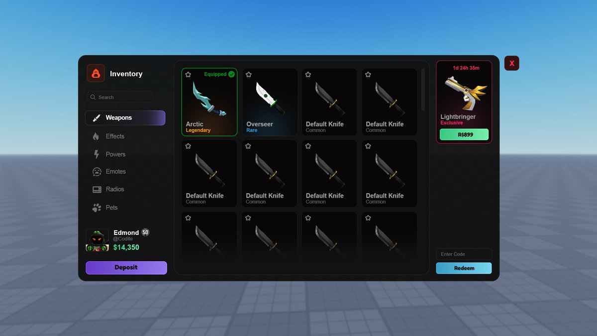 coditetm's tweet image. ✨ MM2 Inventory

If this tweet reaches 100 Likes, I&apos;ll release this for FREE.
gfxcomet.com