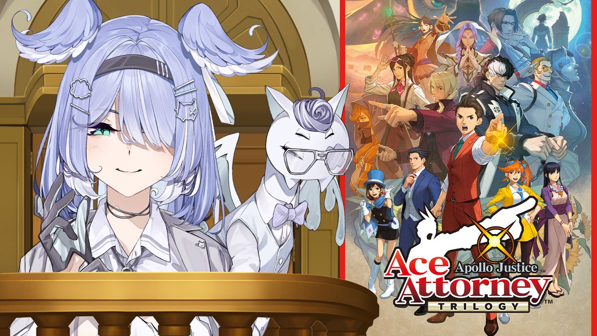 EliraPendora's tweet photo. OBJECTION!!!!

I’ll be checking out the newly released Apollo Justice: Ace Attorney Trilogy on stream for the first time!

I love Ace Attorney with their silly but clever characters &amp; I can’t wait to see what this trilogy is all about!

See you there!
https://t.co/rk6HoGVsh8

#PR https://t.co/bKocIto0LB