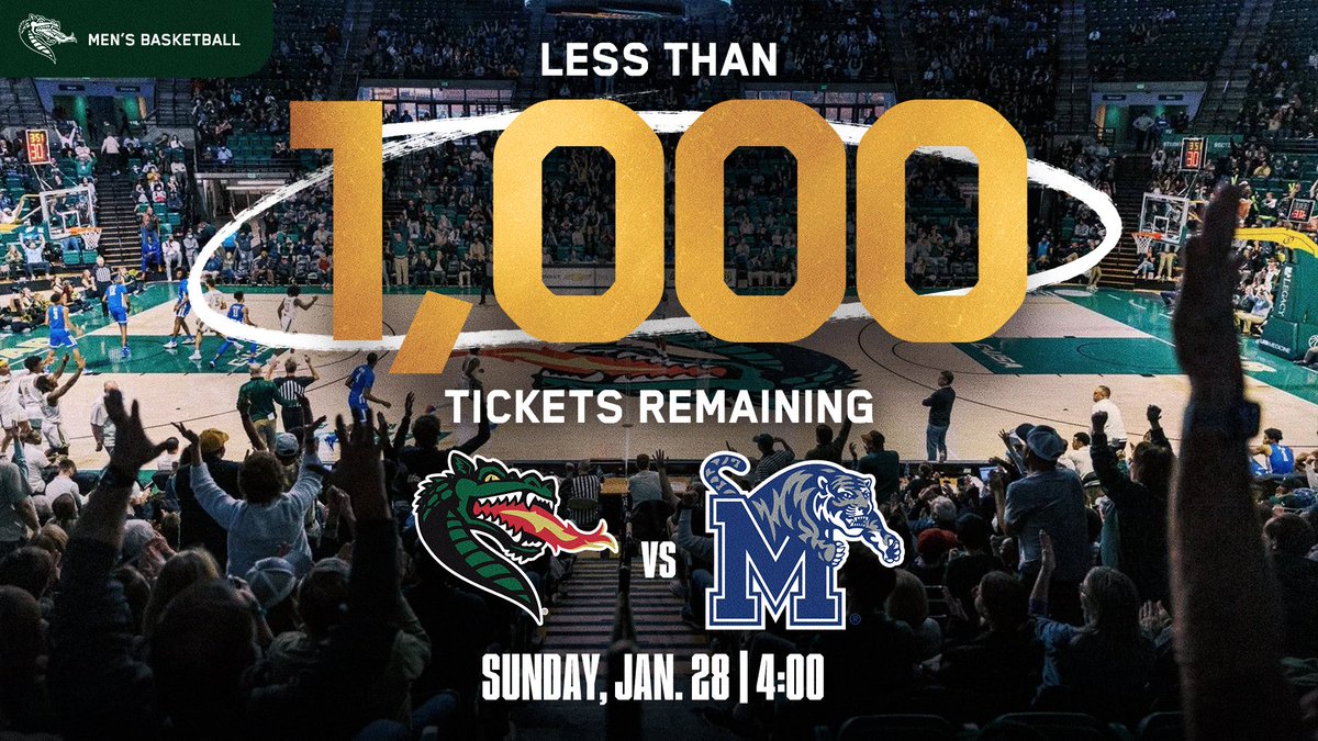 UAB Athletics (@uab_athletics) on Twitter photo Donโt miss your chance to be in Bartow Arena tomorrow!
Less than 1,000 tickets remaining for tomorrowโs game. <a href="/UAB_MBB/">UAB Men's Basketball</a> vs. Memphis at 4:00 p.m. PACK BARTOW!
#WinAsOne๐ Donโt miss your chance to be in Bartow Arena tomorrow!
Less than 1,000 tickets remaining for tomorrowโs game. <a href="/UAB_MBB/">UAB Men's Basketball</a> vs. Memphis at 4:00 p.m. PACK BARTOW!
#WinAsOne๐