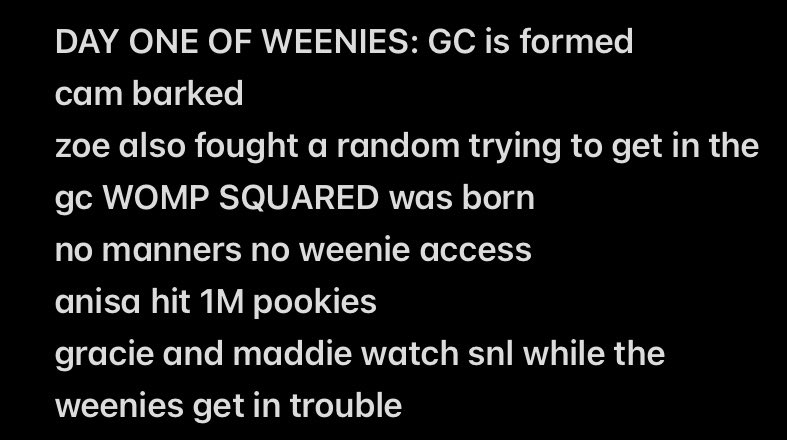 minorlygracie13's tweet photo. a week since the most chaotic gc was formed ily my weens https://t.co/yztYc4CEOY