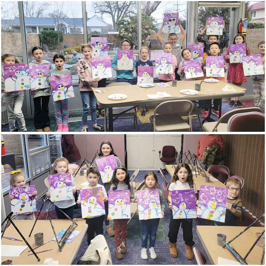 key2art's tweet photo. @massapequalibrary painted adorat snowmen today and some of us sneaky painters may have signed our names in yellow snow 😳😂

.
.
.
.
.
.
#artclassesforchildrenlongisland #paintpartiesforkids #kidsart #painting  #artcamp  #camplongisland #artcamplongisland #keytomyart

#virtua… https://t.co/2tsOj81uvD