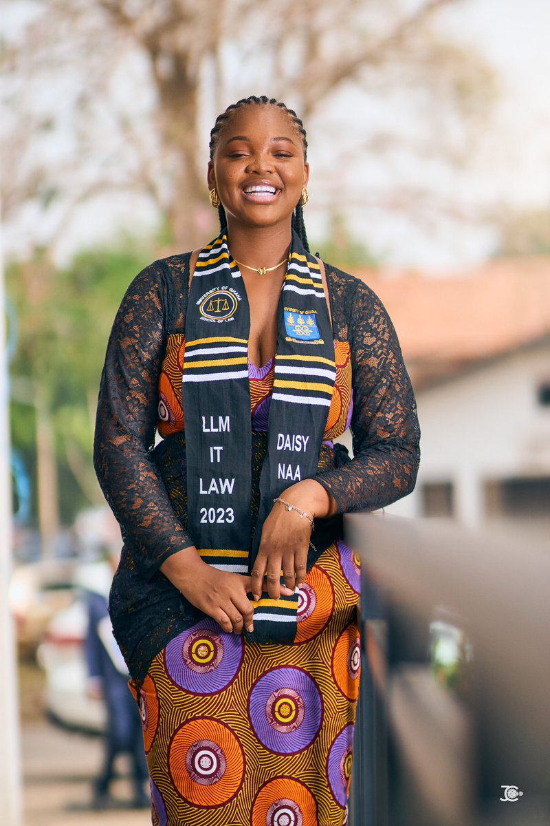 DaisyAlabi's tweet image. Mastered in Information Technology Law. 
Bagged an LLM IT Law from the University of Ghana❤️  @ 22 
Thank you Jesus❤️