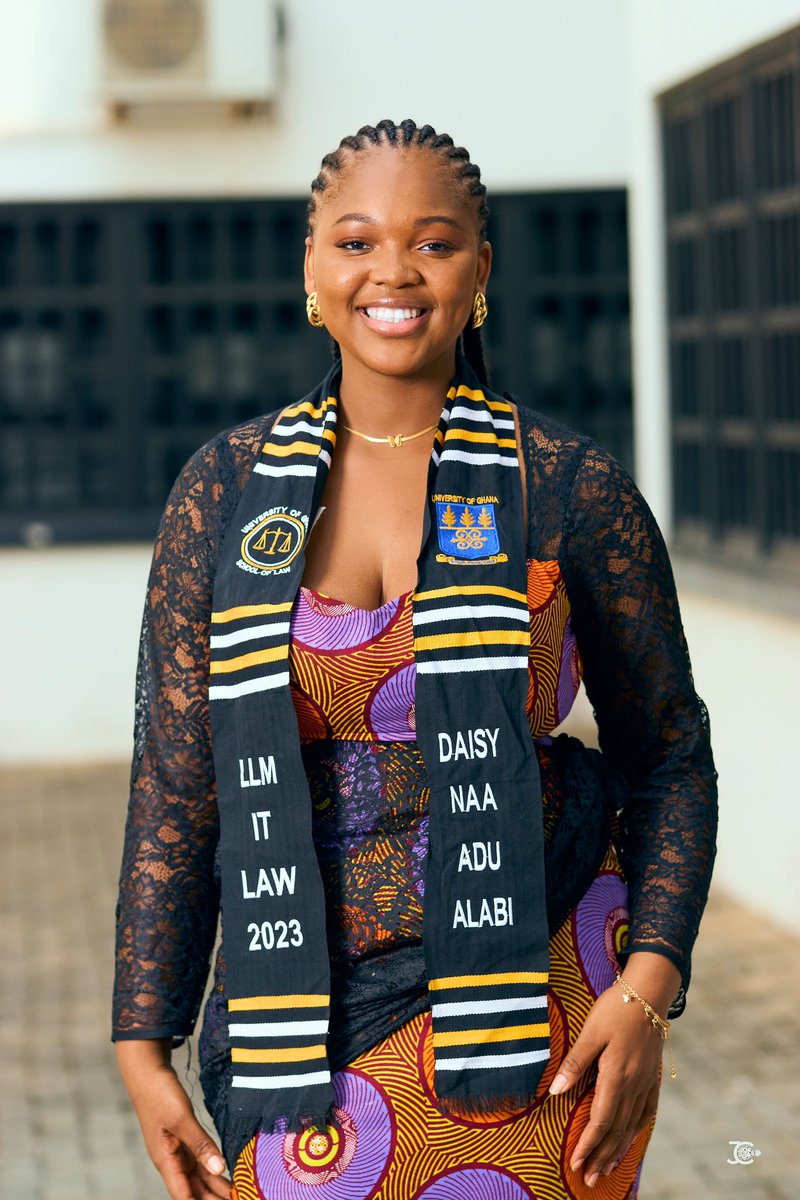 DaisyAlabi's tweet image. Mastered in Information Technology Law. 
Bagged an LLM IT Law from the University of Ghana❤️  @ 22 
Thank you Jesus❤️