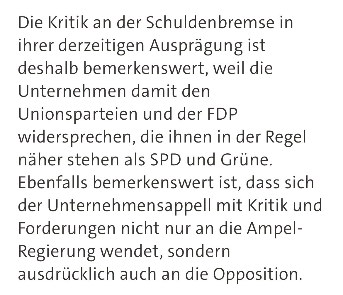 ChrisStoecker's tweet image. Dieser Appell ist ein wohltuender Hammer. Unterzeichner u.A. chemische Industrie (Wacker), Bauwirtschaft (Bilfinger), Schwerindustrie (ThyssenKrupp, Salzgitter AG), diverse Banken, Energieversorger (Eon, EnBW), ikonische Marken (Puma, Miele, Ritter Sport). tagesschau.de/wirtschaft/unt…
