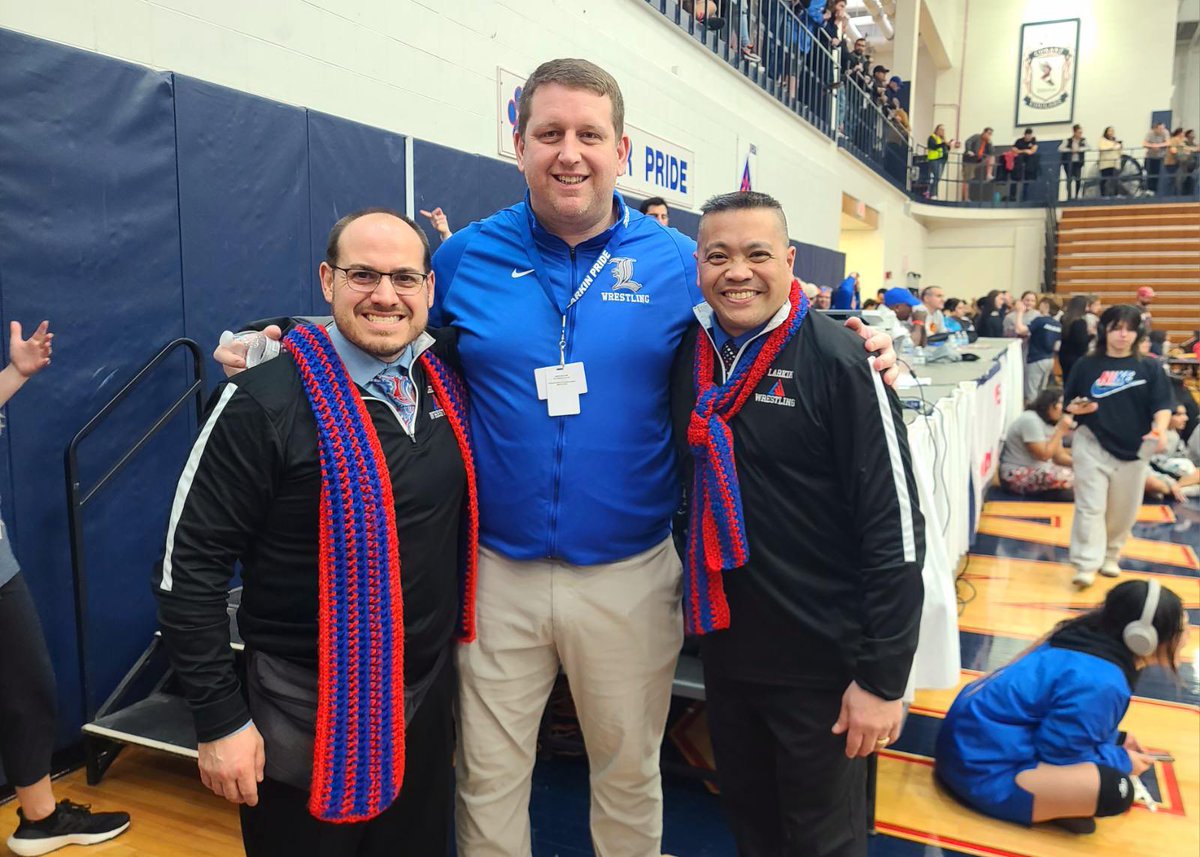 Can’t thank these two enough for their dedication to our student athletes and the hard work they put into our wrestling programs!