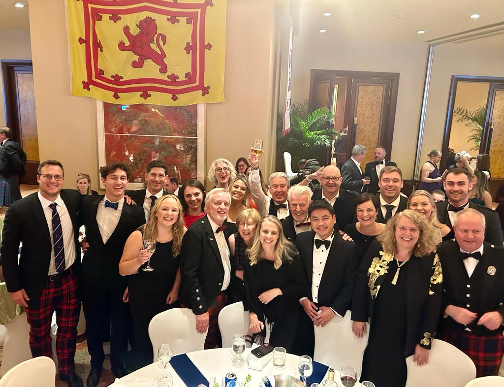 J_Calum_Murray's tweet photo. @MurraysWhoTweet Raising a glass to Burns with HK Scottish Rugby Club https://t.co/SYXWCjYWKZ