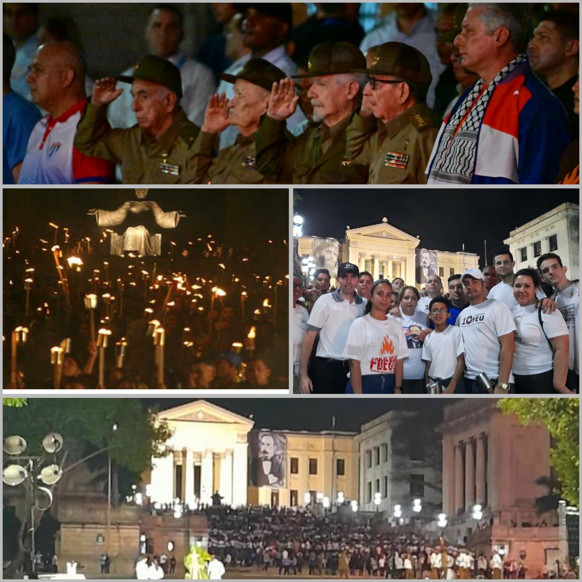 grupo_agroalim's tweet photo. Junto a una representación de nuestra juventud, la generación que nos condujo triunfante hasta aquí, y los que representan la continuidad.
 Todos somos #GenteQueSuma 
#MartíVive 
#ConElMismoFuego 
#AgroalimPorCuba 🇨🇺 https://t.co/GdnO4ZNEvU