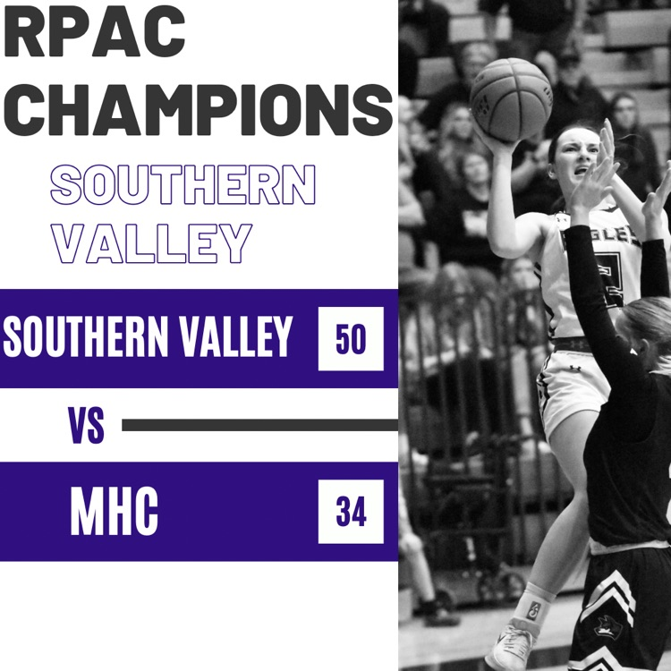 SVEagles's tweet photo. Southern Valley Lady Eagles are your RPAC back-to-back CHAMPIONS! Congratulations! We are proud of you! #svnation https://t.co/NIBi0N3Q40