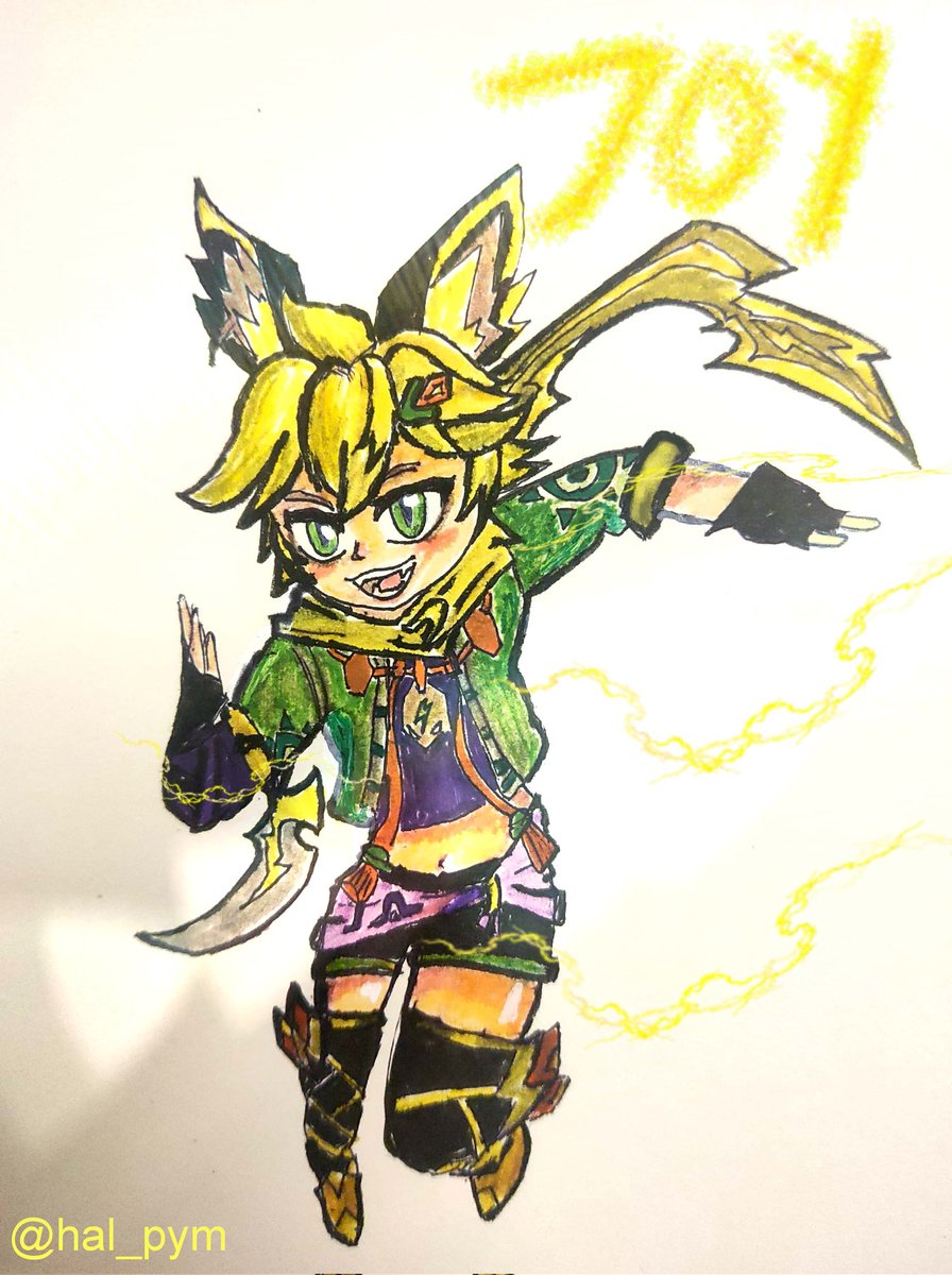 Teng teng teng teng tung tong tang teng TENG!!!
#HalDraws Day 10
#MobileLegends #MobileLegendsFanart #Joy