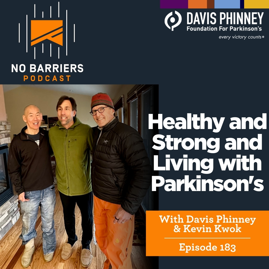 Foundation board member Kevin Kwok and co-founder Davis Phinney were recently on the <a href="/NoBarriersUSA/">No Barriers USA</a> podcast. They take a deep dive into the unpredictable and challenging world of #Parkinsons, revealing a dance between genetics and environment.
Listen here: bit.ly/3vXZlHW