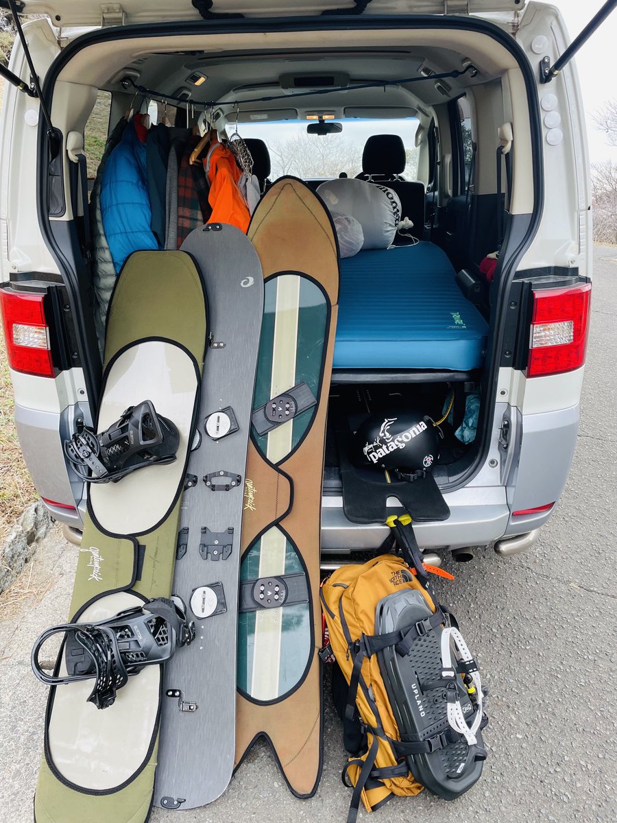 hobojun's tweet photo. これから1週間、車中泊しながらスノートリップに出る。我が家ではパウダーシーズンに夫婦交代でそれぞれ1週間スノートリップに出る取り決めがあるのだ。

まずは檜枝岐に向かい、そのあとは猫魔あたりまで回るつもり。白いデリカを見かけたらみなさんよろしう。 https://t.co/QS5NHqtkqo