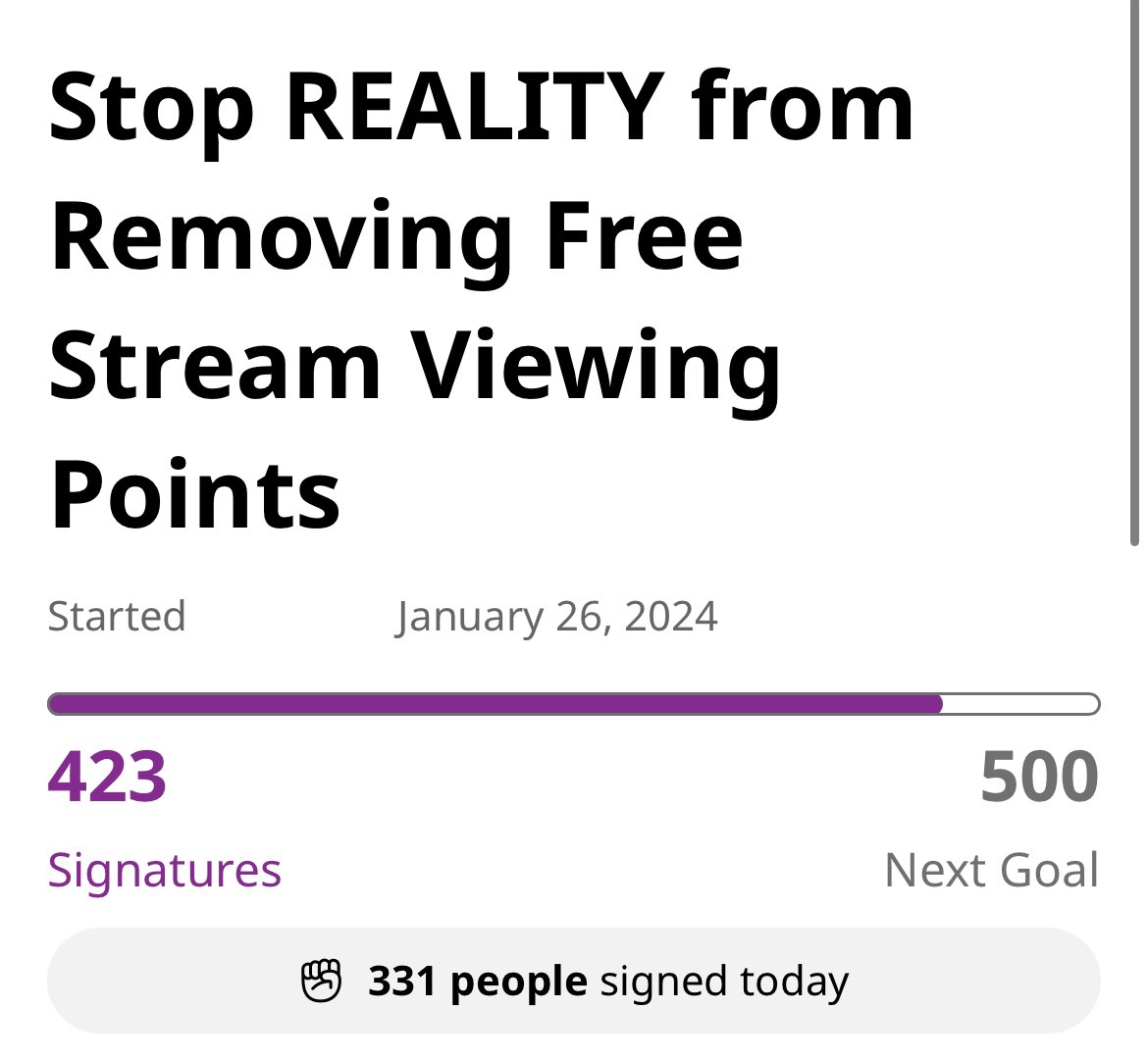 NAH FOR REAL YALL LETS KEEP GOING!! #savefreept #realityapp #supportallstreamers