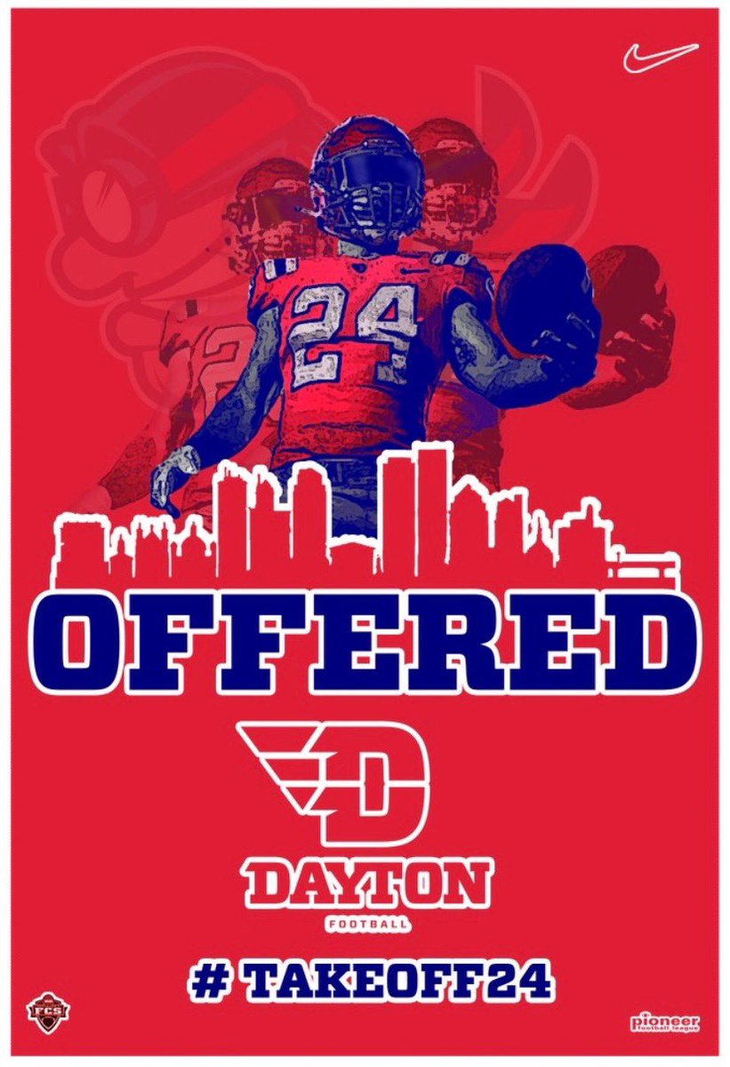 After a great visit, I am Blessed to receive an offer from the University of Dayton @CoachTedHefter @TDAndrews4 @DaytonFootball