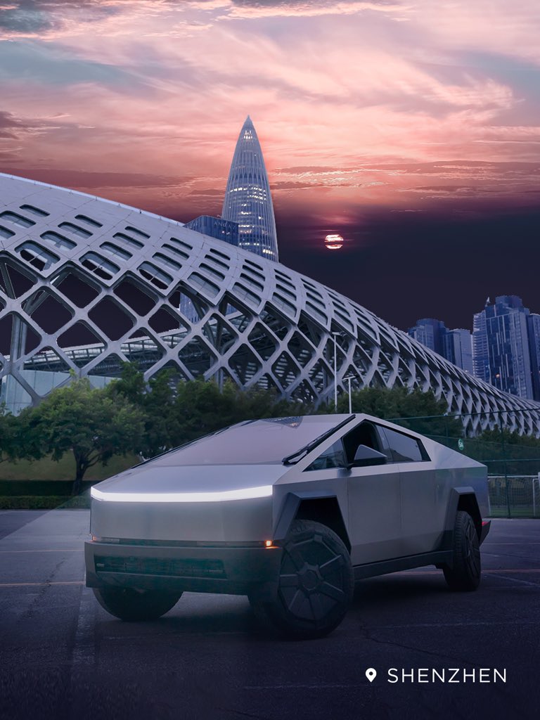 📐<a href="/cybertruck/">Cybertruck</a>’s debut tour in China begins!