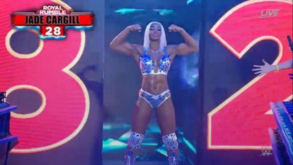 Oh yeah Mann!!!  <a href="/Jade_Cargill/">Jade Cargill</a> #royalrumble