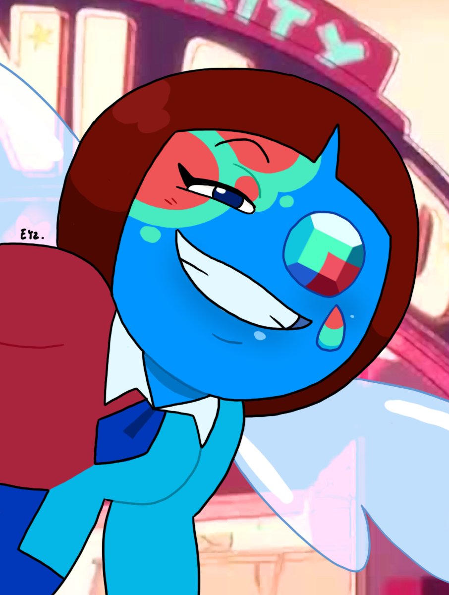 Eyzmaster's tweet photo. The most dangerous shortstack there is.
Enjoy!
#Eyz #myart #bluebirdazurite #gemfusion #stevenuniverse #cartoonnetwork #gems #shortstack #waifu https://t.co/3ru3CpyBy4