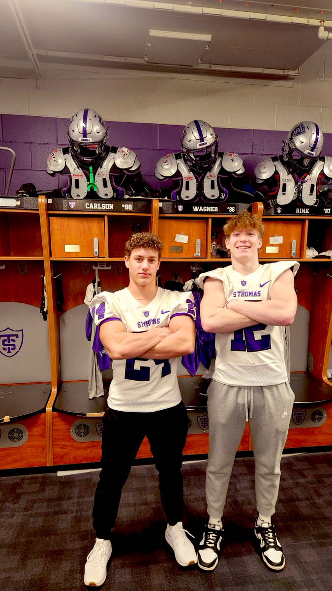 Had a great junior day experience!! <a href="/UST_Football/">St. Thomas Football</a> <a href="/Coach_Caruso/">Coach Glenn Caruso</a> <a href="/CoachKubacki/">Mark Kubacki</a>