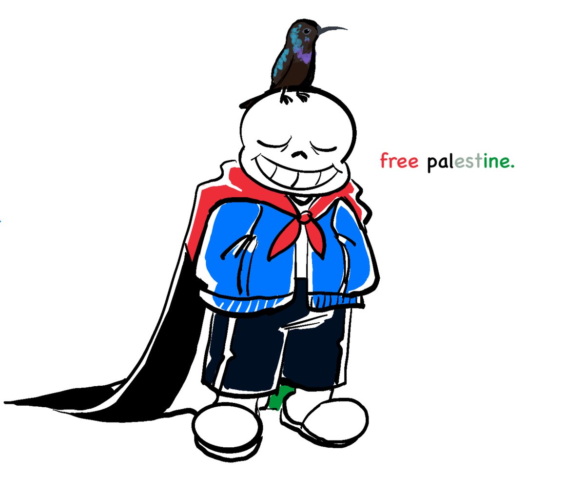 it should have been a beautiful day outside.
birds should be singing and flowers should be blooming.
#CeasefireNOW  #FreePalestine #undertale