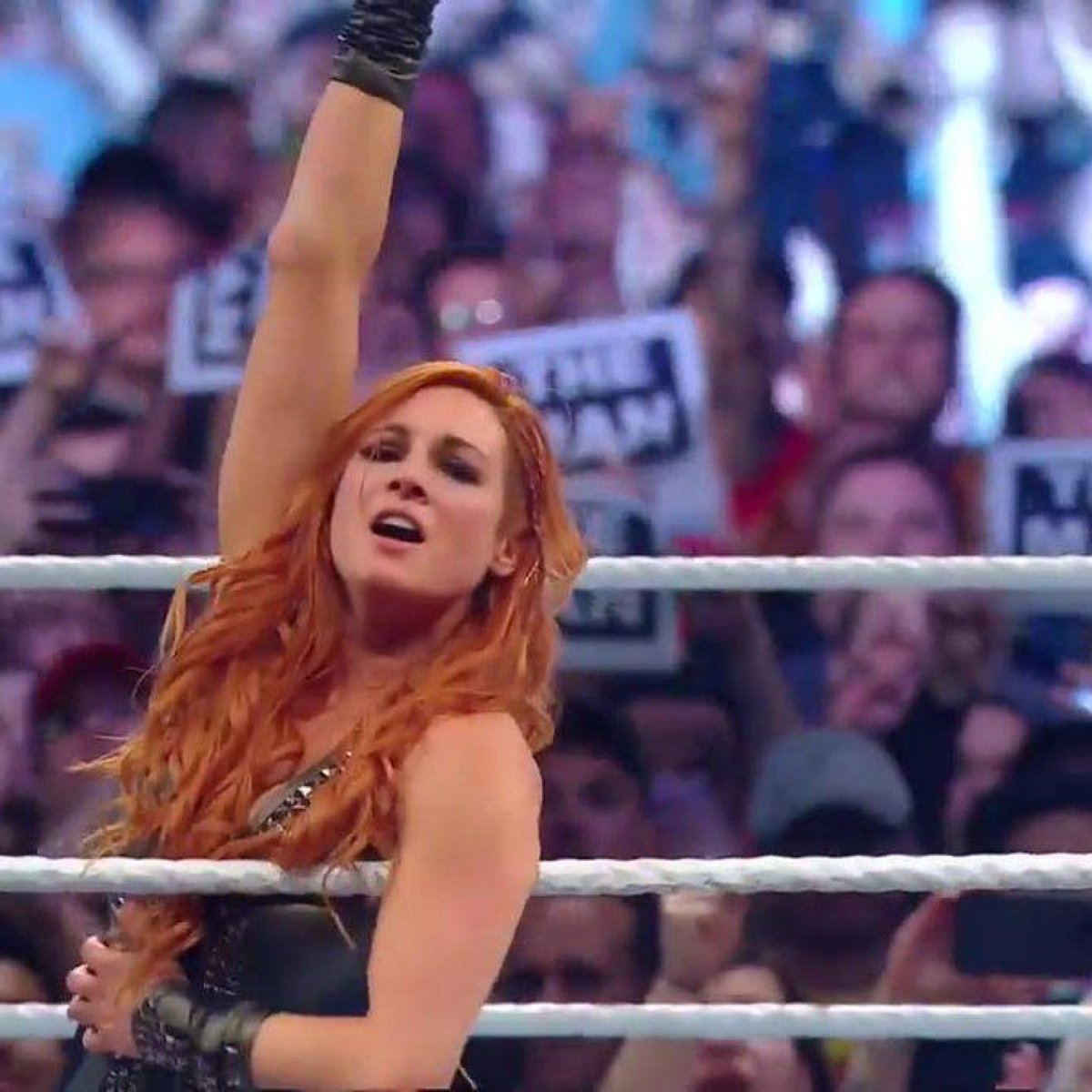 Meg_Denae's tweet photo. Your four horsewomen #royalrumble https://t.co/odUHIkmwWL